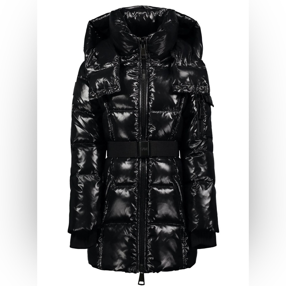 Sam Girls Black Soho Coat - Picture 3 of 17